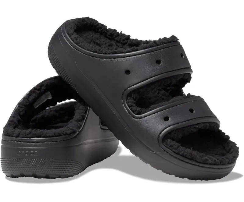 Crocs Classic Cozzzy Sandal - Black/Black